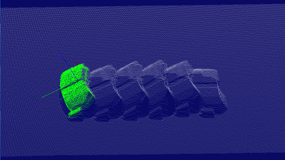 3D-A5000 3D PatMax brake pads in a row 1