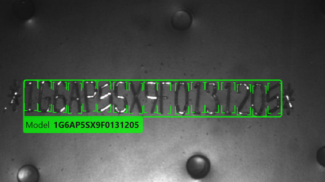 VPDL OCR VIN Marking 1