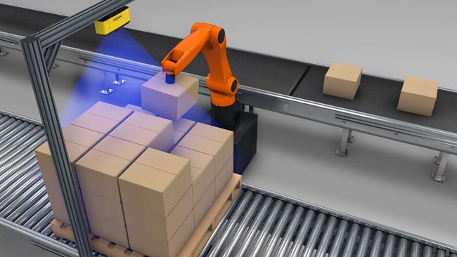 Logistik 3D A5000 Palettierung